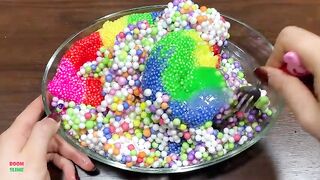 Making Crunchy Foam Slime With Piping Bags | GLOSSY SLIME | ASMR Slime Videos #1725