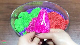 Making Crunchy Foam Slime With Piping Bags | GLOSSY SLIME | ASMR Slime Videos #1717