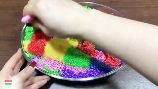 Making Crunchy Foam Slime With Piping Bags | GLOSSY SLIME | ASMR Slime Videos #1717