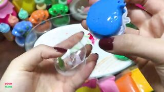 FESTIVAL COLORS | ASMR SLIME | Mixing Random Things Into GLOSSY Slime | Satisfying Slime Video #1689