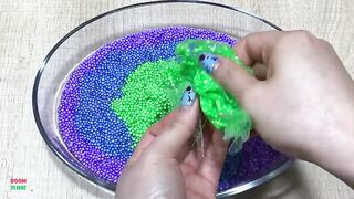 Making Foam Slime With Piping Bags | GLOSSY SLIME | ASMR Slime Videos #1654