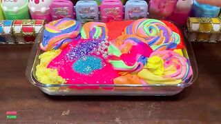 SPECIAL RAINBOW CLAY | Mixing Random Things Into GLOSSY Slime | Satisfying Slime Videos #1646