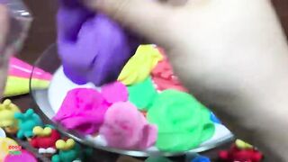 RAINBOW PIPING | ASMR SLIME | Mixing Random Things Into GLOSSY Slime | Satisfying Slime Videos #1636