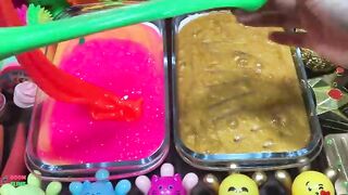 GOLD VS RAINBOW | ASMR SLIME | Mixing Random Things Into GLOSSY Slime | Satisfying Slime Video #1626
