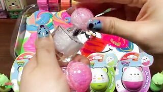 FESTIVAL OF COLORS | ASMR SLIME | Mixing Random Things Into GLOSSY Slime #1623
