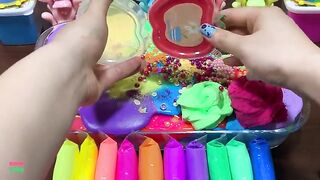 FESTIVAL OF CLAY | ASMR SLIME | Mixing Random Things Into GLOSSY Slime |Satisfying Slime Video #1621
