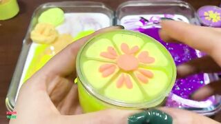 SPECIAL YELLOW VS PURPLE | Mixing Random Things Into GLOSSY Slime | Satisfying Slime Videos #1615