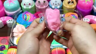 SPECIAL RAINBOW | Mixing Random Things Into GLOSSY Slime | Satisfying Slime Videos #1614