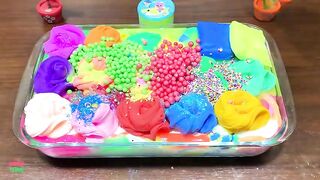 SPECIAL RAINBOW | Mixing Random Things Into GLOSSY Slime | Satisfying Slime Videos #1603