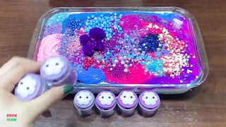SPECIAL GALAXY FROZEN - Mixing Random Things Into GLOSSY Slime ! Satisfying Slime Videos #1596