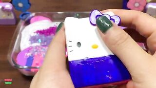 SPECIAL PURPLE - Mixing Random Things Into GLOSSY Slime ! Satisfying Slime Videos #1586