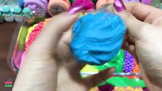 SPECIAL RAINBOW PIPING CLAY -  Mixing Random Things Into GLOSSY Slime ! Satisfying Slime Video #1571