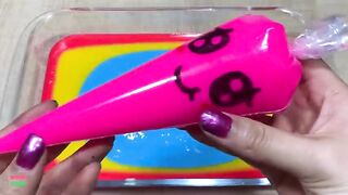 SPECIAL SERIES - Making Rainbow Slime With Funny Piping Bags !  Satisfying Slime Videos #1569