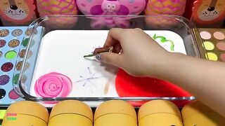 SPECIAL SLIME - Mixing RandomThings Into GLOSSY Slime ! Satisfying Slime Videos #1565