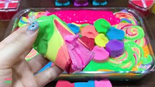 SPECIAL PIPING BAGS - Mixing Random Things Into GLOSSY Slime ! Satisfying Slime Videos #1554
