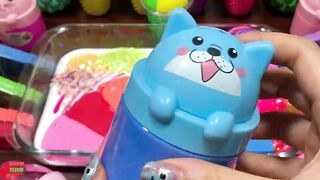 SPECIAL RAINBOW COLORS - Mixing Random Things Into GLOSSY Slime ! Satisfying Slime Videos #1550