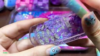 SPECIAL VIOLET ELSA - Mixing Makeup, CLAY and More Into GLOSSY Slime ! Satisfying Slime Videos #1545