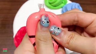FUNNY PIPING BAGS - Mixing CLAY Into Glossy Slime ! Satisfying Slime Videos #1541