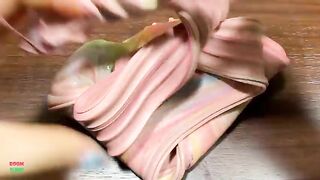 FUNNY PIPING BAGS - Mixing CLAY Into Glossy Slime ! Satisfying Slime Videos #1541