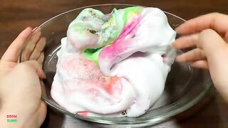 PINEAPPLE - Mixing Makeup & CLAY and MORE Into GLOSSY Slime ! Satisfying Slime Videos #1537
