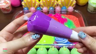 SPECIAL RAINBOW PIPING BAGS - Mixing Random Things Into GLOSSY Slime ! Satisfying Slime Videos #1533