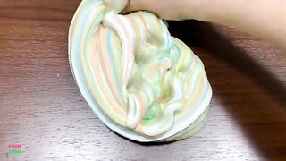 RAINBOW DUCK - Mixing CLAY Into GLOSSY Slime ! Satisfying Slime Videos #1532