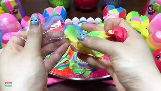 SPECIAL RAINBOW PIPING BAGS - Mixing Random Things Into GLOSSY Slime ! Satisfying Slime Videos #1528