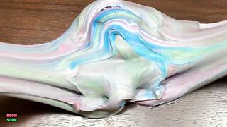 SERIES MINI PIPING BAGS CLAY - Mixing CLAY Into GLOSSY Slime ! Satisfying Slime Videos #1526