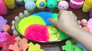 Mixing Makeup & CLAY and MORE Into GLOSSY Slime ! Satisfying Slime Videos #1525