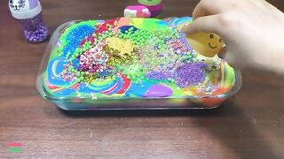RAINBOW PINEAPPLE & PIPING BAGS - Mixing Makeup, Clay and MORE Into Slime ! Satisfying Slime #1524