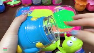 HAPPY THREE EYES MONSTER - Mixing Makeup, Clay and MORE Into Slime ! Satisfying Slime Videos #1521