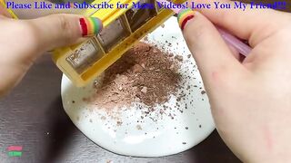 MINI SHOW - Mixing CUTE EYESHADOW Into GLOSSY Slime ! Satisfying Slime Videos #1508