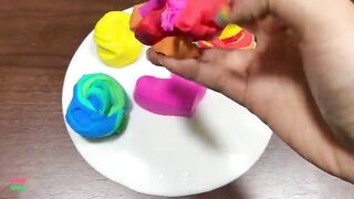 MINI SHOW - Mixing HEART CLAY Into GLOSSY Slime ! Satisfying Slime Videos #1502
