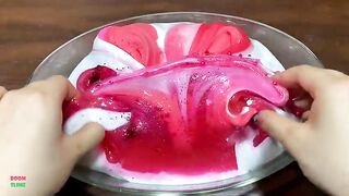 RED SLIME - Mixing RandomThings and MORE Into GLOSSY Slime ! Satisfying Slime Videos #1501