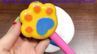 MINI SHOW - Mixing FLOWER CLAY Into GLOSSY Slime ! Satisfying Slime Videos #1499
