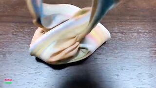MINI SHOW - Mixing FLOWER CLAY Into GLOSSY Slime ! Satisfying Slime Videos #1499