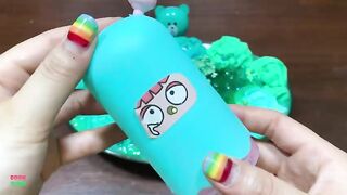 FRESH MINT - Mixing Nail Polish, CLAY and More Into GLOSSY Slime ! Satisfying Slime Videos #1494