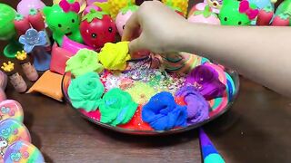 RELAXING with Piping Bags - Mixing Nail Polish, CLAY and More Into Slime ! Satisfying Slime #1492