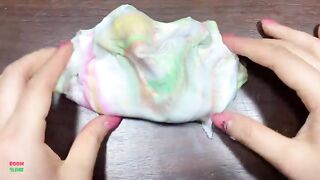 MINI SHOW - Mixing BEAR CLAY Into GLOSSY Slime ! Satisfying Slime Videos #1479