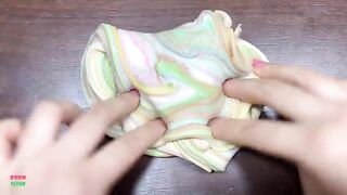 MINI SHOW - Mixing BEAR CLAY Into GLOSSY Slime ! Satisfying Slime Videos #1479