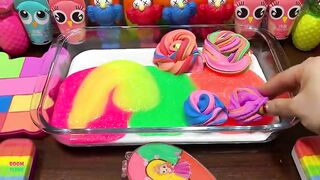 Mixing Makeup & Clay and More Into GLOSSY Slime ! Satisfying Slime Videos #1471