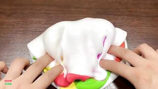 MINI SHOW - Mixing CLAY Into GLOSSY Slime ! Satisfying Slime Videos #1469