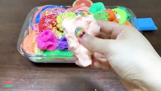 Mixing Makeup & RAINBOW Clay and More Into GLOSSY Slime ! Satisfying Slime Videos #1465