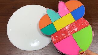 MINI SHOW - Mixing MICKEY CLAY Into GLOSSY Slime ! Satisfying Slime Videos #1458