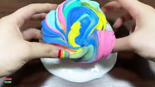 MINI SHOW - Mixing PENGUIN CLAY Into GLOSSY Slime ! Satisfying Slime Videos #1455