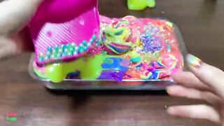 RAINBOW CLAY CAT - Mixing Makeup & Clay and More Into GLOSSY Slime ! Satisfying Slime Videos #1451