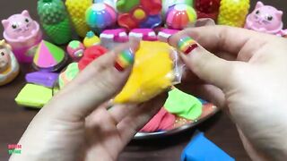 ELEPHANT CLAY - Mixing Makeup & Clay and More Into GLOSSY Slime ! Satisfying Slime Videos #1450