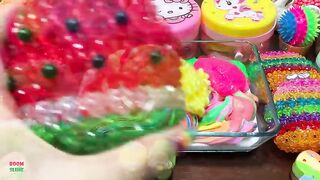 Mixing Makeup & Butterfly Clay and More Into GLOSSY Slime ! Satisfying Slime Videos #1444