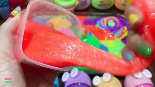 Mixing Makeup & Rainbow Clay and More Into GLOSSY Slime ! Satisfying Slime Videos #1436