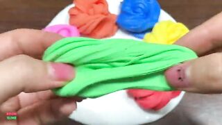 MINI SHOW - Mixing CLAY PIPING BAGS Into GLOSSY Slime ! Satisfying Slime Videos #1424
